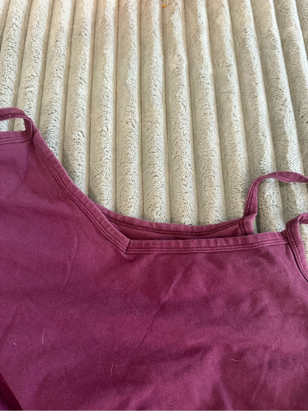 Buckle Women's Tank Top Set - White, Mustard, Charcoal, Mauve, Plum - Picture 2 of 3